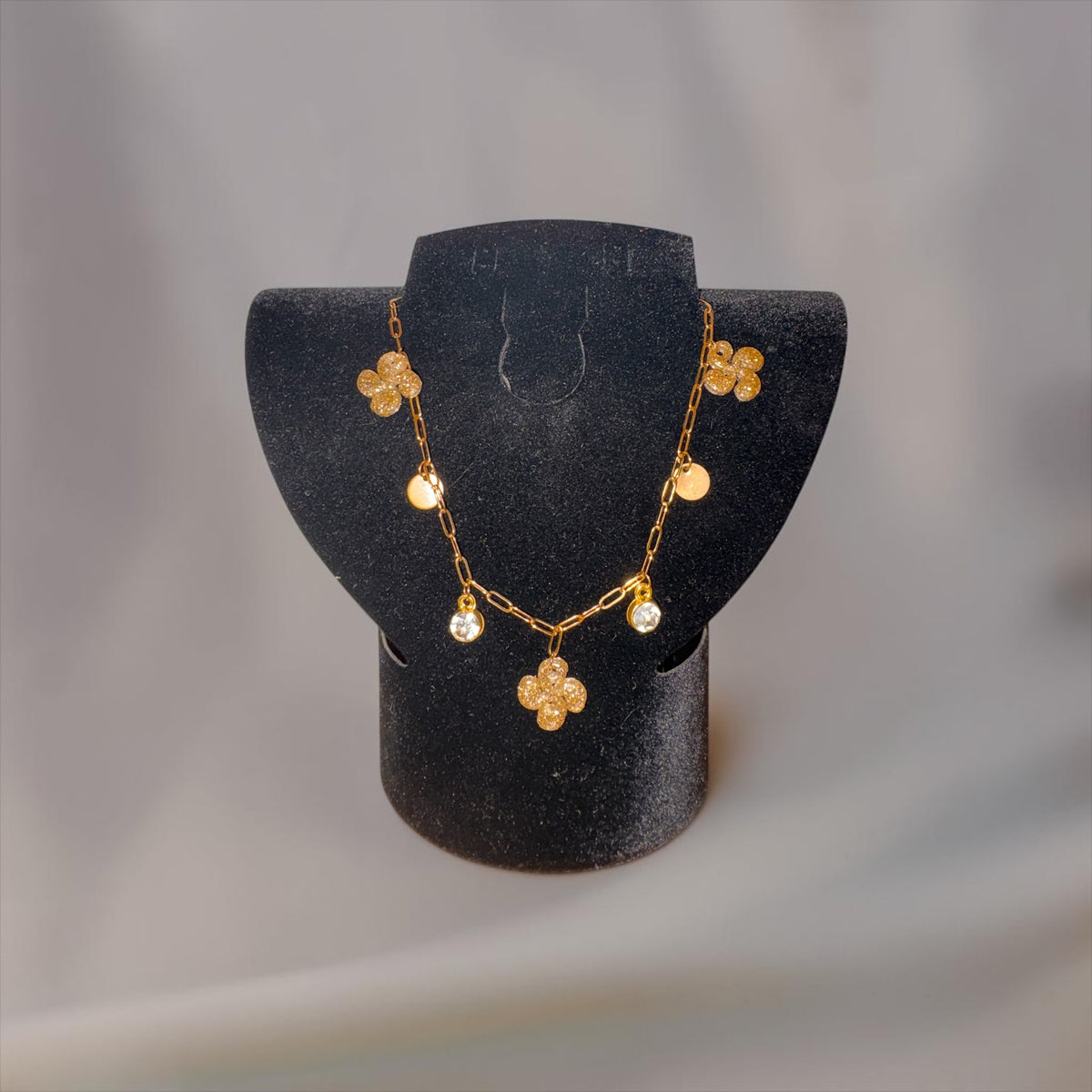 Collier Croix Basque Dorée