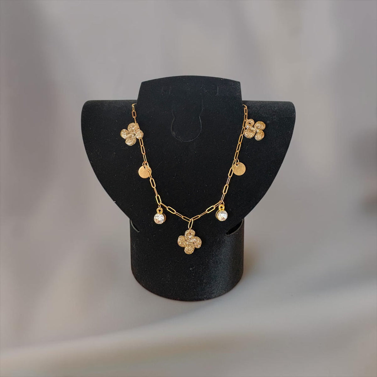 Collier Croix Basque Dorée