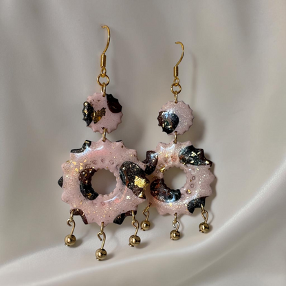 Boucles D'oreilles Artisanales Rosace